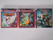 RAYMAN ORIGINS/LEGENDS & RATCHET & CLANK QUWST FOR BOOTY  PS3