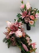 Komplet nagrobny premium -kompozycja na desce 