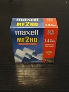 Nowe dyskietki w folii Maxell MF2HD 10 sztuk 1.44mb 