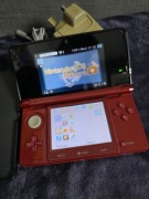 Nintendo 3ds Red + Ladowarka + Stacja Dokująca 