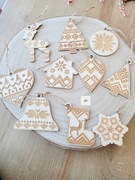 Zawieszki na choinke w stylu "ugly sweater"- 5 szt