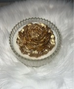 Świeczka sojowa piwonia w szkle