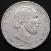 Holandia 2 1/2 guldena 1874 - król Willem III - srebro