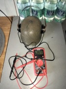 Słuchawki wojskowe wysoka impedancja 2000 ohm vintage rsp kolekcjonerskie