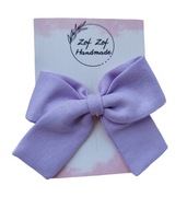 Kokarda lniana elegancka na spince