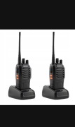 2X WALKIE TALKIE + SŁUCHAWKI KRÓTKOFALÓWKI BAOFENG BF888S PMR DUŻY ZASIĘG