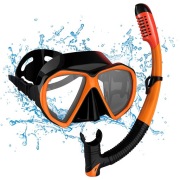 ZESTAW DO NURKOWANIA „AQUA VISION” – Silikonowa Maska + Fajka