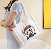 Pluszowa pojemna torba na ramie labubu dla dziewczynki