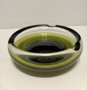 szklo murano POPIELNICZKA nie-uranowe dwa kolory