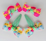 Zestaw do włosów komplet spinki Wielkanoc frotki gumki świąteczny święta