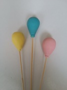 Balon na tort z masy cukrowej 