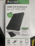 Kieszeń Icy Box USB 3.0 - 2.5" SATA HDD/SSD Czarna