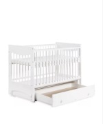 NOWE Nierozpakowane Łóżeczko dziecięce LUNA KLUPŚ z szufladą 120x60