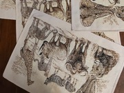 Podkładki na stół wzór etno Afryka 