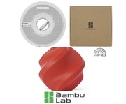 Filament PLA BASIC Czerwony (RED) Bambu Lab 1 kg ORGINALNY + SZPULA
