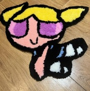 Ręcznie wykonany dywanik handmade- Bajka z atomówek.