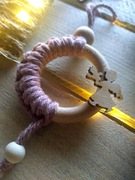 Ozdoba świąteczna w stylu Boho, eko bombka 057