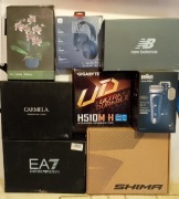 Pudełka LEGO Shima Emporio Armani New Balance H510 Canal+ Braun JBL Carmela