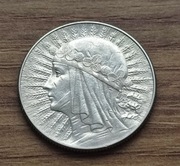 5 złotych GŁOWA KOBIETY 1934 - II RP SREBRO - Bardzo Ładna 