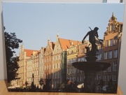 Obraz na płótnie/ fotoobraz 50 x 40, Neptun Gdańsk