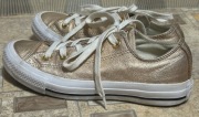 Converse All Star Chuck Taylor Metallic Gold ZŁOTE SKÓRA NAT ROZ 35 UK 3