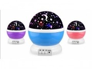 lampka nocna projektor gwiazd kula star master