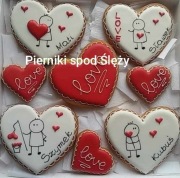 Walentynki pierniki cytrynowe 