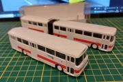 Model autobusu Ikarus 556 i 180 komplet