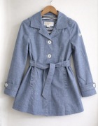 Płaszcz dziewczęcy wiosenny oryginalny Michael Kors niebieski 140/146  