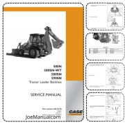 CASE 580N 580SN 590SN Service Manual Instrukcja serwisowa naprawcza