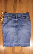 Spódniczka Gant r. 42 jeansowa niebieska bawełniana