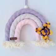 Makrama Tęcza Wiosenna, Skandi dekoracja ścienna