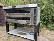 Piec do pizzy sterowany elektronicznie 2-komorowy, 16x pizza 400 mm, 34 kW