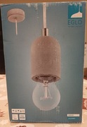 Lampa wisząca EGLO Silvares 95522 – Betonowa oprawa loftowa, gwint E27