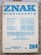 Znak miesięcznik nr 284 (2/1978) Werner Heisenberg; Henryk Elzenberg