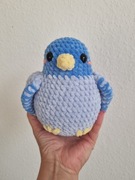 Ptak, gołąb? na szydełku