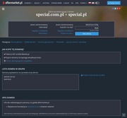 Domena special.pl + special.com.pl KOMPLET