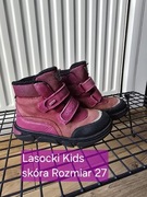 Lasocki KIDS skórzane buty kozaki dla dziewczynki Rozmiar 27