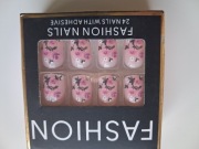 Sztuczne paznokcie Tipsy Kwiatowy Wzór Vintage na klej 