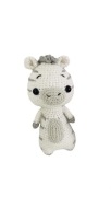 Maskotka Mini zebra szydełkowa