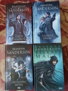 Cienie tożsamości Żałobne opaski Zaginiony metal Bezkres magii - Sanderson