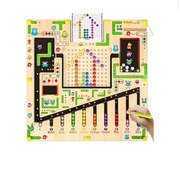 LABIRYNT MAGNETYCZNY DLA DZIECI SEGREGACJA KOLORÓW EDUKACYJNA