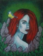 Obraz Oryginalny Ptak Bzy