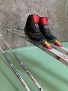 Komplet biegowy Fischer 205cm RCP Air  SNS PROFIL + buty r42,5 +  KIJE!