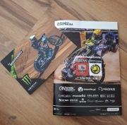 Żużel program Ostrów - Poznań + karta z autografem Woffinden