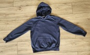 Granatowa bluza z kapturem H&M 146/152 cm 10/12 lat bawełna