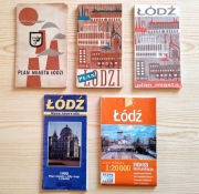 Łódź - plany miasta z dawnych lat