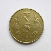 5 Rupii 2013 r.  Indie 
