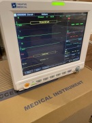 Kardiomonitor Creative UP-7000 jak nowy, komplet akcesoriów, bez drukarki