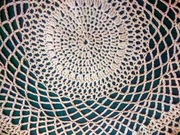 6 SZTUK SERWETEK Duża okrągła serwetka szydełkowa A ...